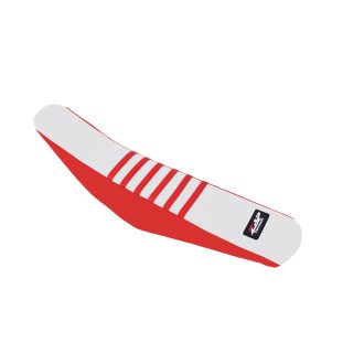 potah sedla RIB pasuje na Honda CRF 450 13-16 250 14-17 červenobílý