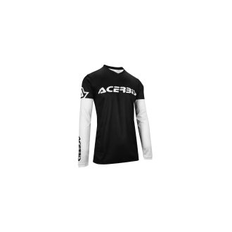 ACERBIS dres MX J-TRACK INC 2.0 černá/bílá