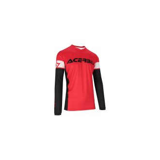 ACERBIS dres MX J-TRACK INC 2.0 červená/černá