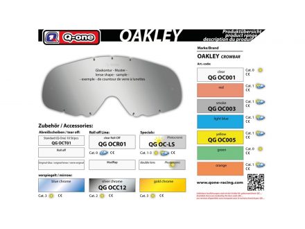 Foto - sklo Oakley Crowbar čiré RollOff