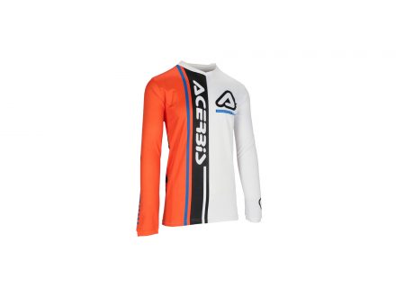 Foto - ACERBIS dres MX J-TRACK CONNECTION bílá/oranž