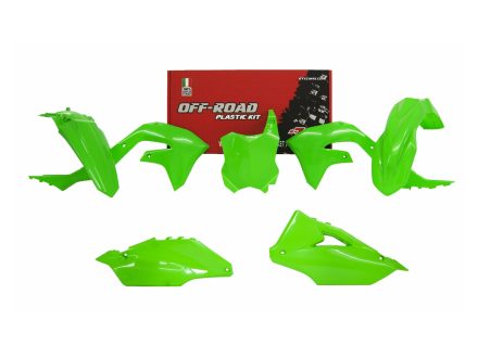 Foto - sada plastů 5 dílů pasuje na KXF450 19/23,KXF250 21/24 fluo zelená 